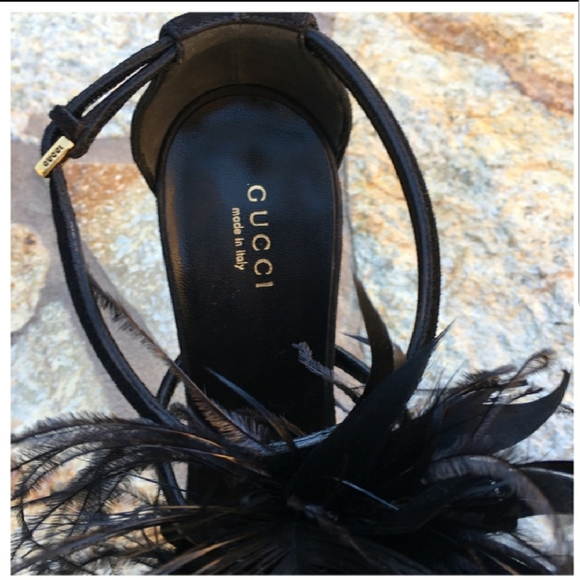 🎉🎉HP🎉🎉 RARE Gucci Feathers Heels🎉🎉 - Picture 6 of 6